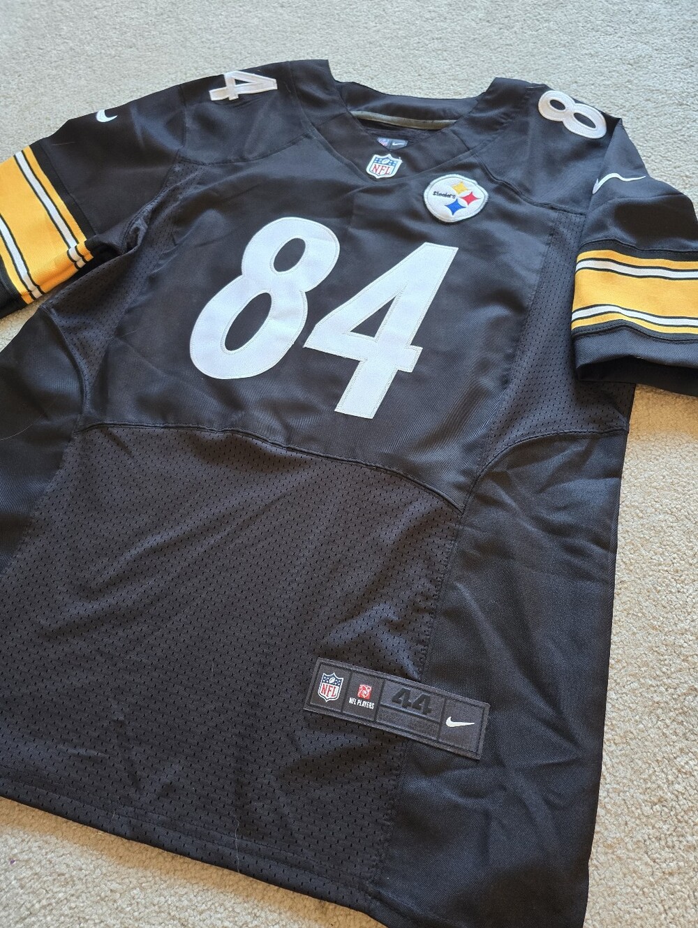 Nike Pittsburgh Steelers Antonio Brown #84 NFL Jersey Men’s Size 44